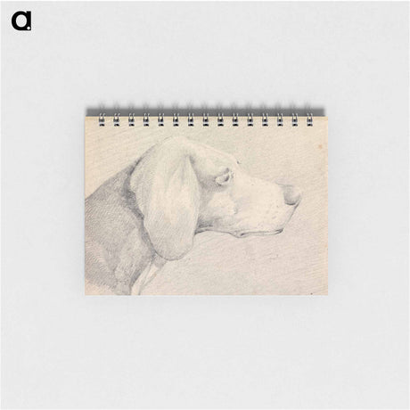 アートメモ帳-Head of a Foxhound, in Profile Right
 - イェール大学アートギャラリー Memo.
