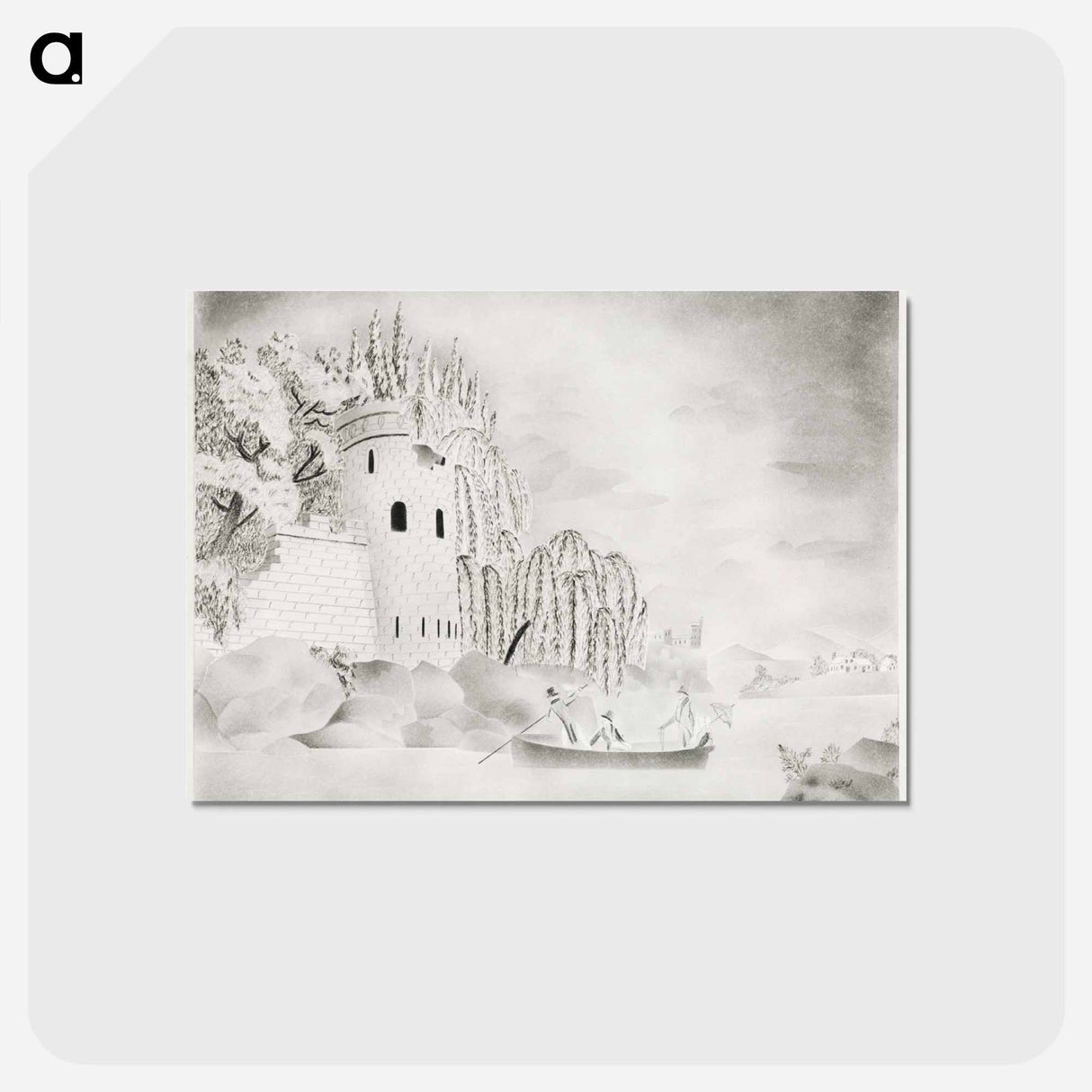 アートポストカード-The Lonely Tower
 - クリーブランド美術館 Postcard.