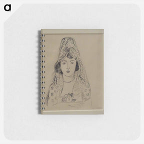 アートメモ帳-Woman in a Mantilla - アンリ マティス Memo.