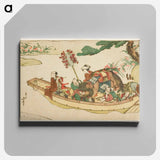 Ferry boat - 葛飾 北斎 Canvas.