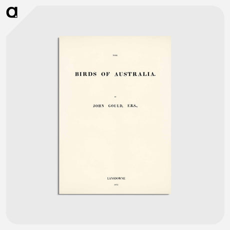 アートポストカード-Birds of Australia
 - オーストラリアの鳥 Postcard.