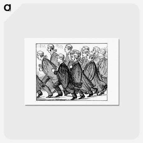 アートポストカード-The Rush to the Bar
 - 大英図書館 Postcard.