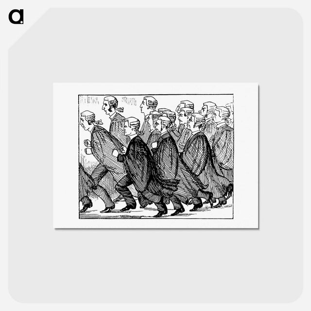 アートポストカード-The Rush to the Bar
 - 大英図書館 Postcard.