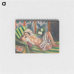 アートメモ帳-Odalisque Couchée aux Magnolias - アンリ マティス Memo.
