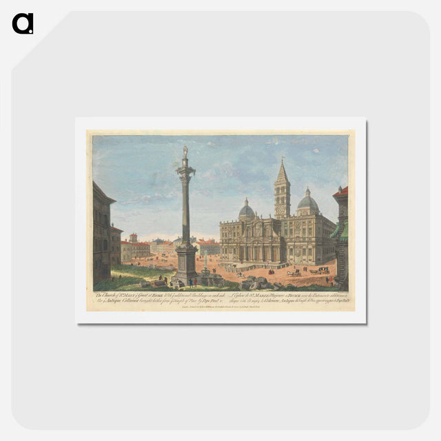 アートポストカード-The Church of St. Mary ye Great at Rome
 - イェール大学アートギャラリー Postcard.