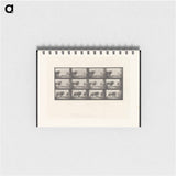 アートメモ帳-Walking Lion
 - エドワード マイブリッジ Memo.