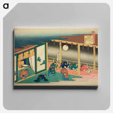 Poem by Sanjo-in - Katsushika Hokusai Canvas.