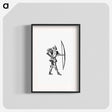 アートポスター-Prince's Archer from Les Chroniqueurs de l'Histoire de France Depuis les Origines Jusqu'au XVIe Siècle
 - 大英図書館 Poster.