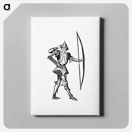 アートパネル-Prince's Archer from Les Chroniqueurs de l'Histoire de France Depuis les Origines Jusqu'au XVIe Siècle
 - 大英図書館 Canvas.