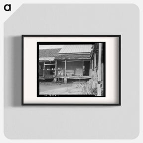 アートポスター-House in which cotton farmer has lived for fifty years - ドロテア ラング Poster.