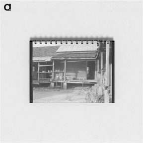 アートメモ帳-House in which cotton farmer has lived for fifty years - ドロテア ラング Memo.