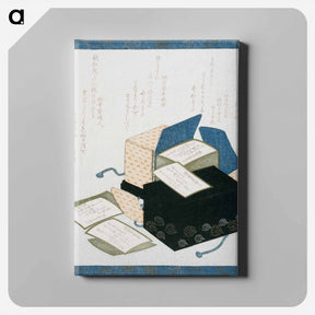 アートパネル-Poetry Cards from the One Hundred Poems by One Hundred Poets
 - 歌川 広重 Canvas.