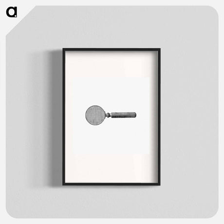 アートポスター-Magnifying Glass from Gately's World's Progress
 - 大英図書館 Poster.