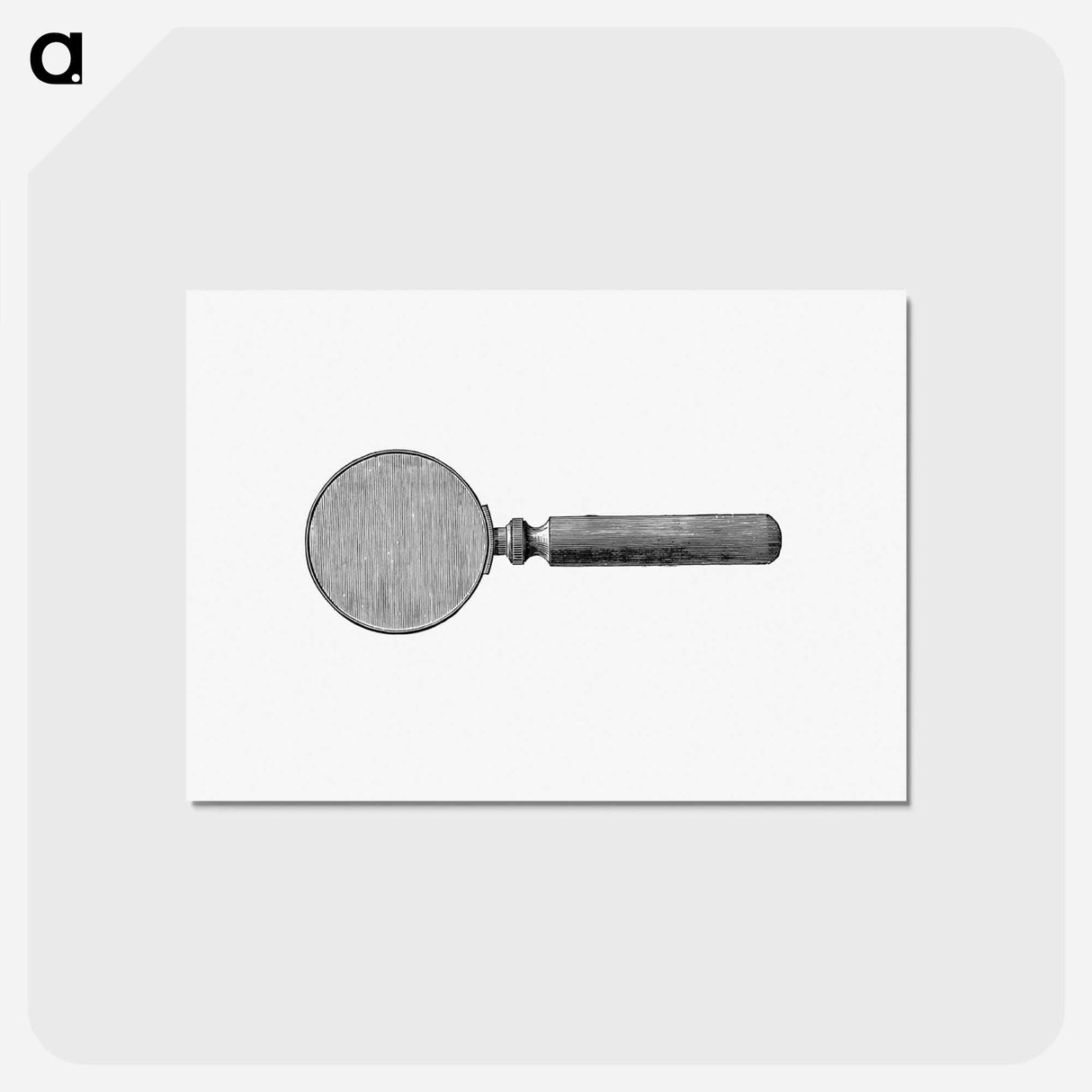 アートポストカード-Magnifying Glass from Gately's World's Progress
 - 大英図書館 Postcard.
