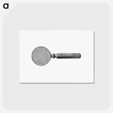 アートポストカード-Magnifying Glass from Gately's World's Progress
 - 大英図書館 Postcard.