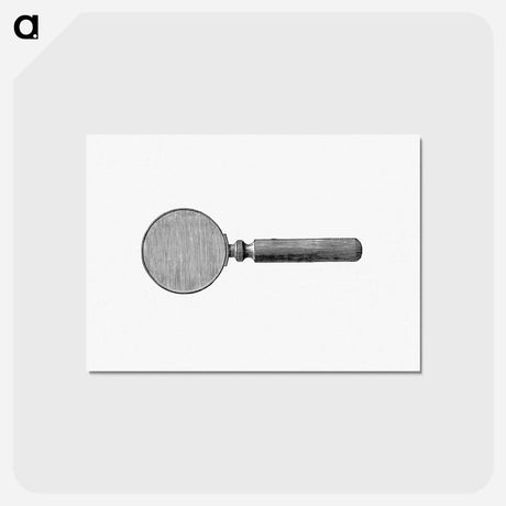 アートポストカード-Magnifying Glass from Gately's World's Progress
 - 大英図書館 Postcard.