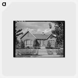アートポストカード-Mormon Farmer's Home
 - ラッセル リー Postcard.