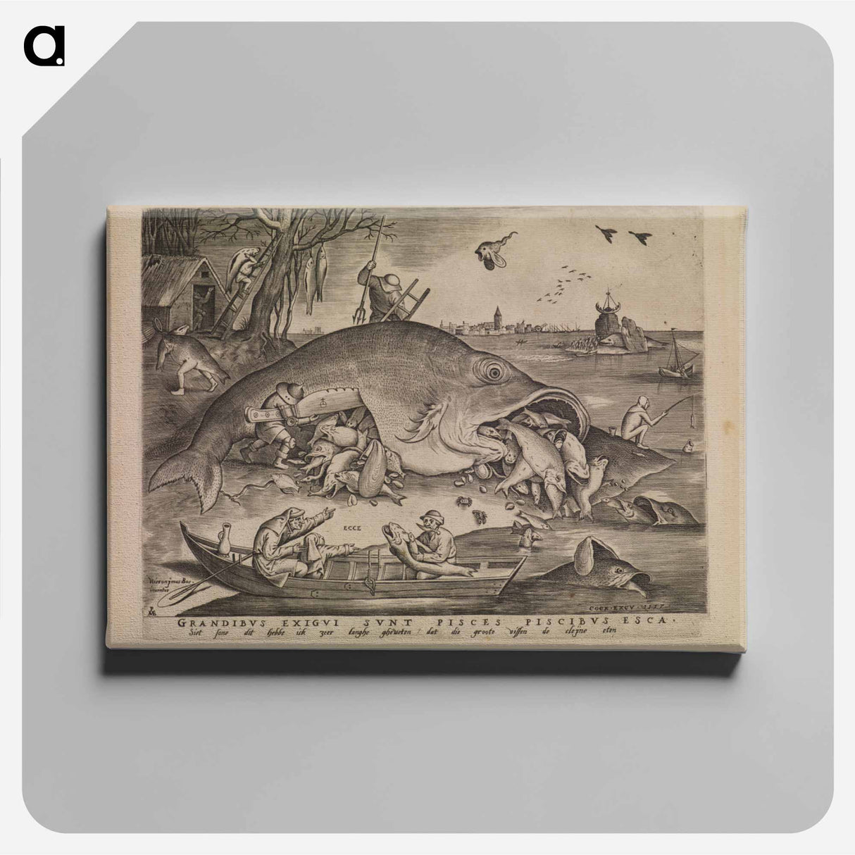 アートパネル-The Big Fish Eat the Little Fish
 - セントルイス美術館 Canvas.