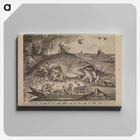 アートパネル-The Big Fish Eat the Little Fish
 - セントルイス美術館 Canvas.