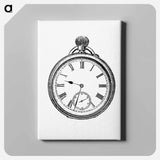 アートパネル-Orient Line Timepiece
 - 大英図書館 Canvas.