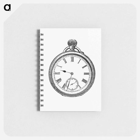 アートメモ帳-Orient Line Timepiece
 - 大英図書館 Memo.