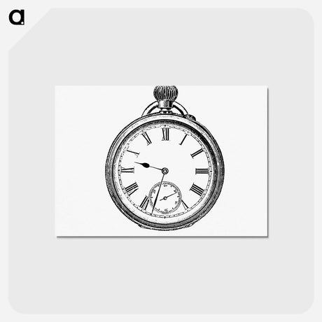アートポストカード-Orient Line Timepiece
 - 大英図書館 Postcard.