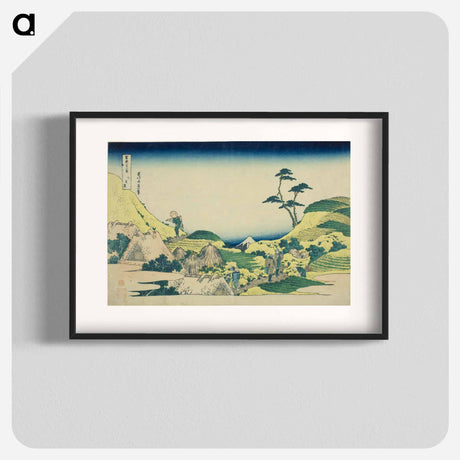アートポスター-Lower Meguro (Shimo Meguro) - 葛飾 北斎 Poster.