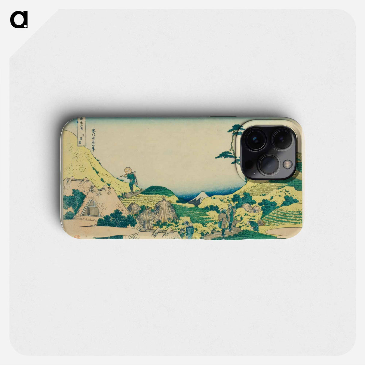 Lower Meguro (Shimo Meguro) - 葛飾 北斎 Phone Case.