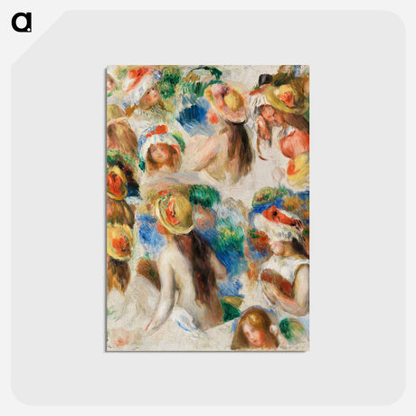 アートポストカード-Study of Heads
 - バーンズ・コレクション Postcard.