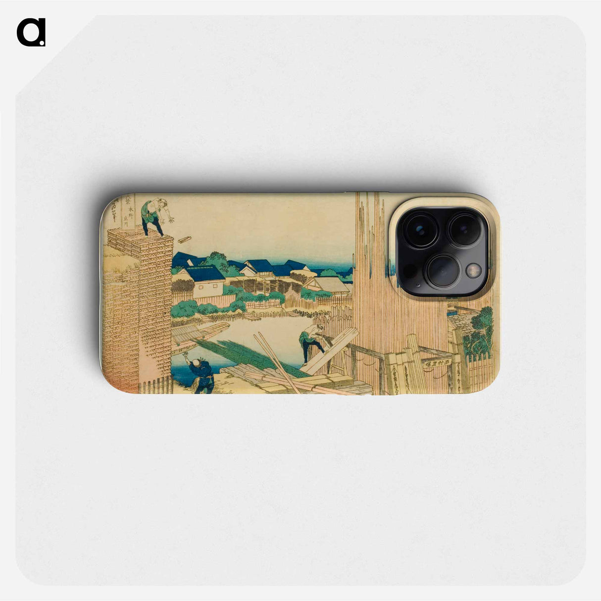 Tatekawa at Honjo - 葛飾 北斎 Phone Case.