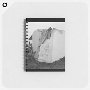 アートメモ帳-Potato Pickers' Camp - ドロテア ラング Memo.