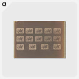 アートポストカード-Trotting - Irregular
 - エドワード マイブリッジ Postcard.