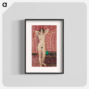 アートポスター-Standing Odalisque, Nude - アンリ マティス Poster.
