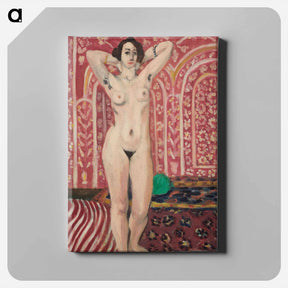 アートパネル-Standing Odalisque, Nude - アンリ マティス Canvas.