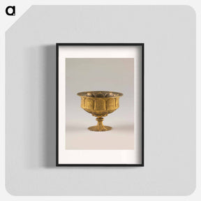 アートポスター-Birds, Flowers, and Ring-Punched Stem Cup
 - セントルイス美術館 Poster.