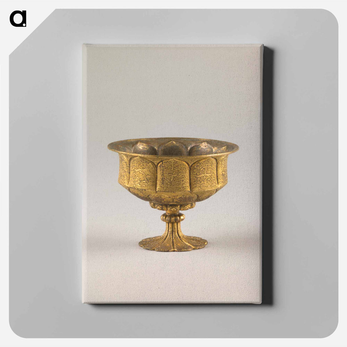 アートパネル-Birds, Flowers, and Ring-Punched Stem Cup
 - セントルイス美術館 Canvas.