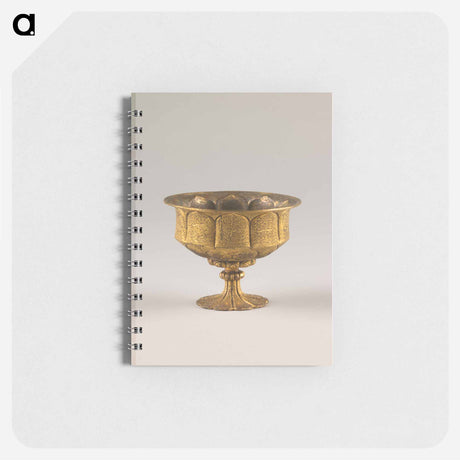 アートメモ帳-Birds, Flowers, and Ring-Punched Stem Cup
 - セントルイス美術館 Memo.