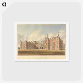 アートポストカード-South East View of Hatfield House, The Seat of the Marquis of Salisbury
 - イェール大学アートギャラリー Postcard.