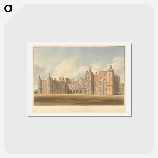 アートポストカード-South East View of Hatfield House, The Seat of the Marquis of Salisbury
 - イェール大学アートギャラリー Postcard.