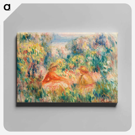 アートパネル-Two Women in a Landscape
 - バーンズ・コレクション Canvas.