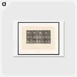 アートポストカード-Running Fallow Deer
 - エドワード マイブリッジ Postcard.