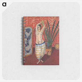 アートメモ帳-Odalisque with a Green Plant and Screen - アンリ マティス Memo.