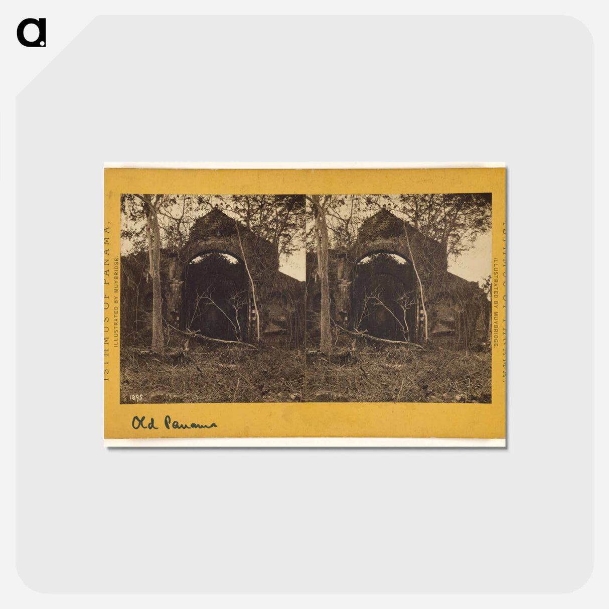 アートポストカード-Old Panama. Church of Los Monjas
 - エドワード マイブリッジ Postcard.