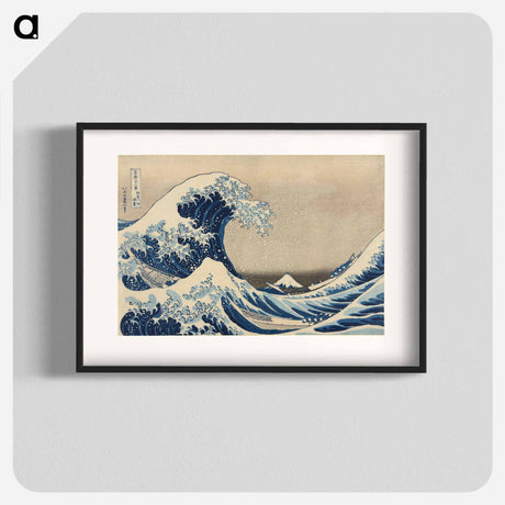 アートポスター-Under the Wave off Kanagawa - 葛飾 北斎 Poster.