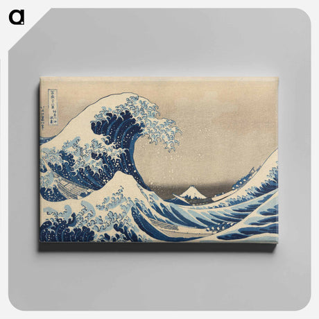 アートパネル-Under the Wave off Kanagawa - 葛飾 北斎 Canvas.