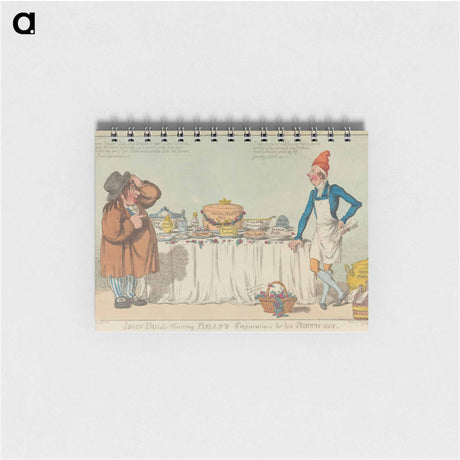 アートメモ帳-John Bull Viewing Billy's Preparations for His Birthday
 - イェール大学アートギャラリー Memo.