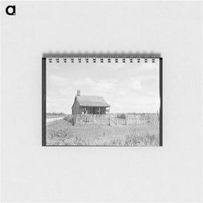 アートメモ帳-Plantation cotton cabin - ドロテア ラング Memo.