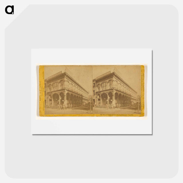 アートポストカード-Edward Bosqui and Co's Printing House, San Francisco
 - エドワード マイブリッジ Postcard.