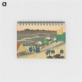 アートメモ帳-One Hundred Poems Explained by the Nurse - 葛飾 北斎 Memo.