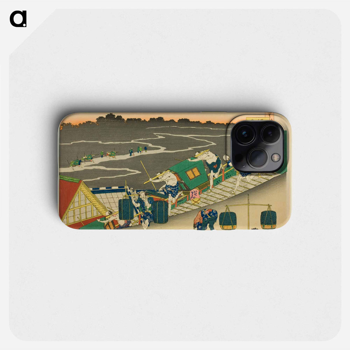 One Hundred Poems Explained by the Nurse - Katsushika Hokusai Phone Case.